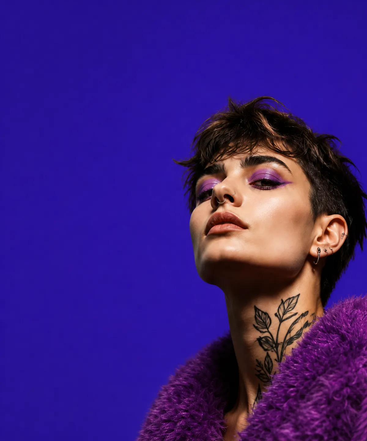 Empowering portrait representing LGBTQ+ resilience and identity